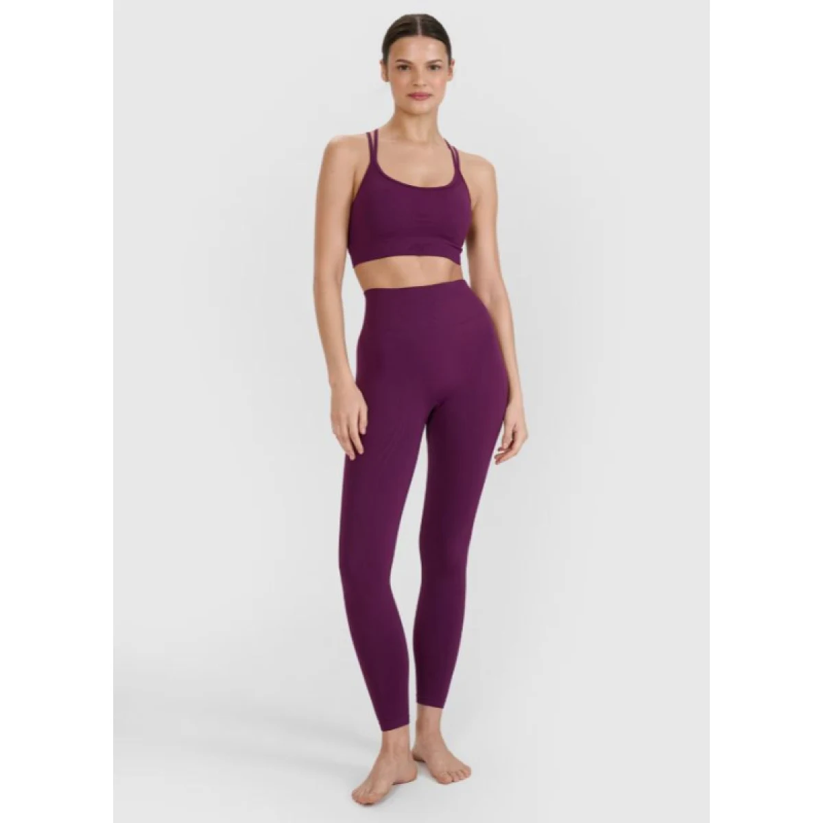Dámska tréningová športová podprsenka 4F SPORT BRA F166-50S-DARK VIOLET · záber 4