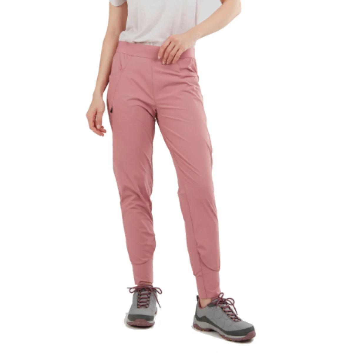 Dámske turistické nohavice FUNDANGO Sabana Active Pants-385-mauve · záber 1