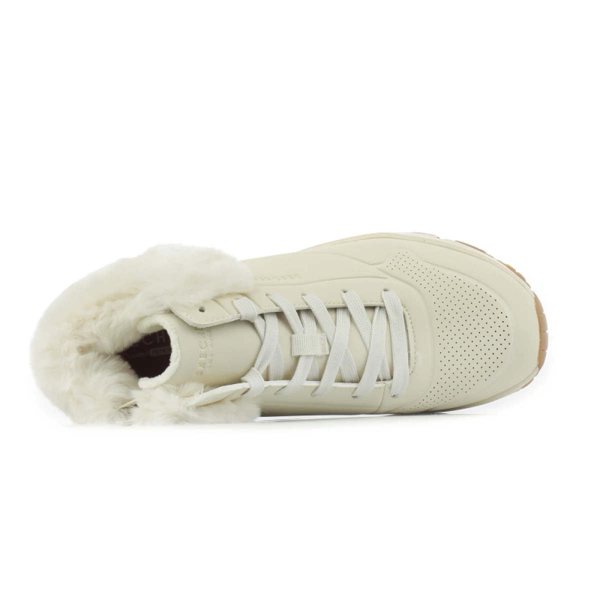 Dievčenské členkové zimné topánky SKECHERS Uno Fall Air natural · záber 5