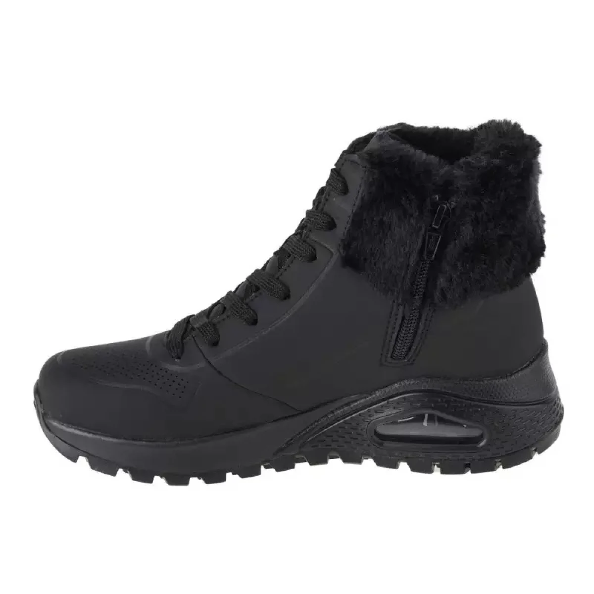 Dámske členkové zimné topánky SKECHERS Uno Rugged Fall Air W black · záber 2