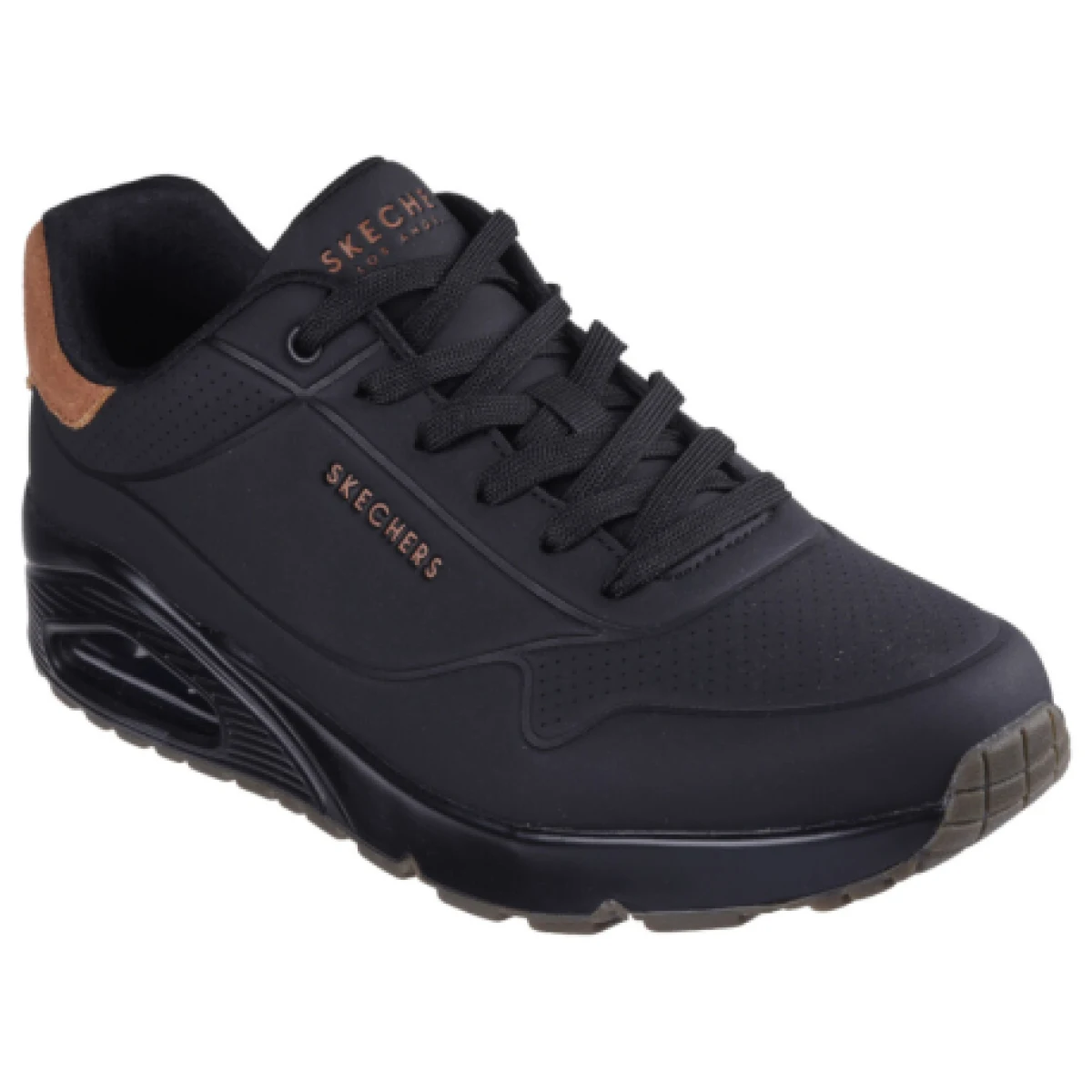 Pánska rekreačná obuv SKECHERS Uno Suited On Air M black chestnut · záber 1