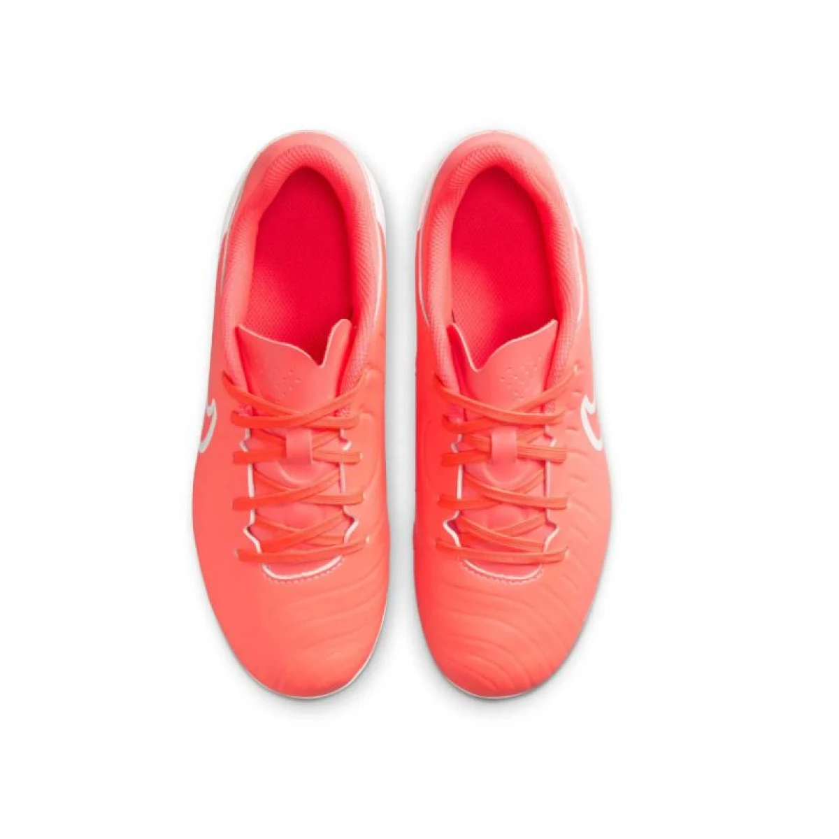 Chlapčenské futbalové kopačky outdoorové NIKE Tiempo Legend 10 Academy Jr FG MG hot lava white · záber 4