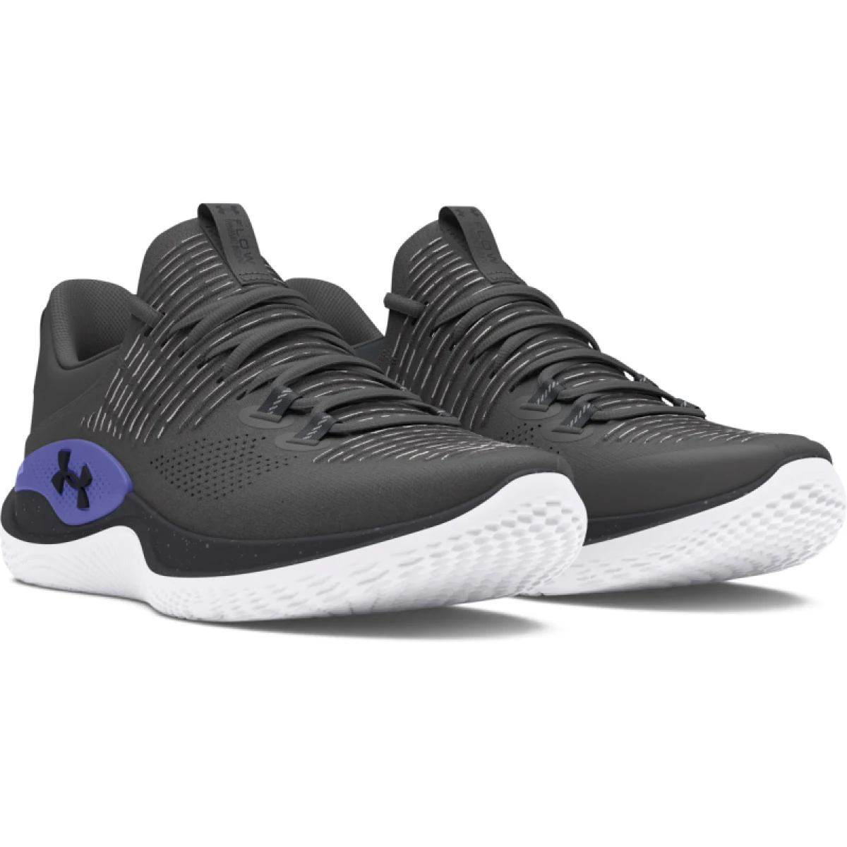 Pánska bežecká obuv UNDER ARMOUR UA Flow Dynamic INTLKNT castlerock mod gray black · záber 3