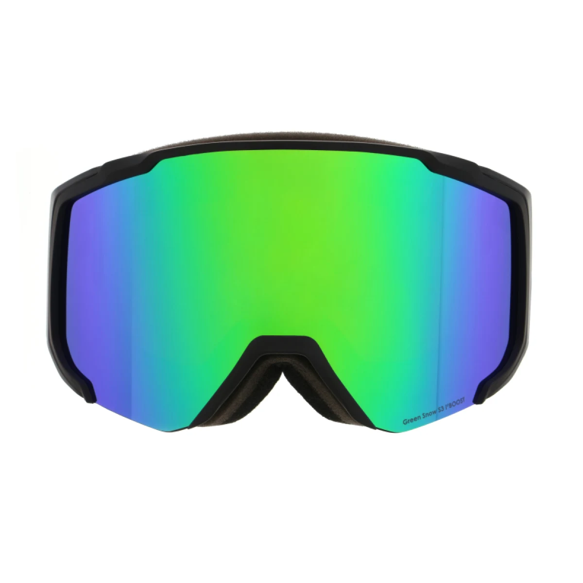 Lyžiarske okuliare RED BULL SPECT JIBB-03GR3, black brown with green mirror · záber 5