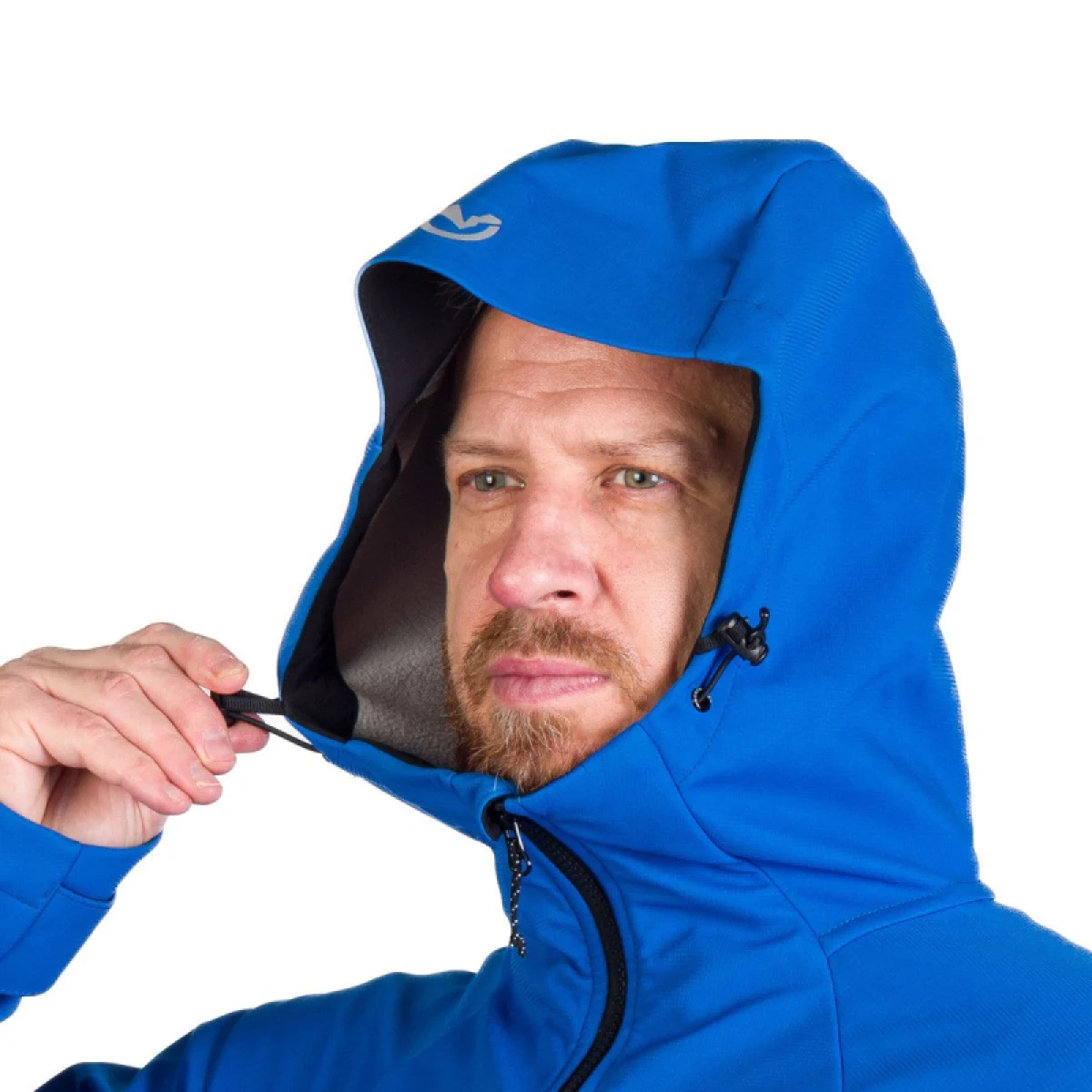 Pánska turistická softshellová bunda NORTHFINDER FABIO-281blue · záber 5