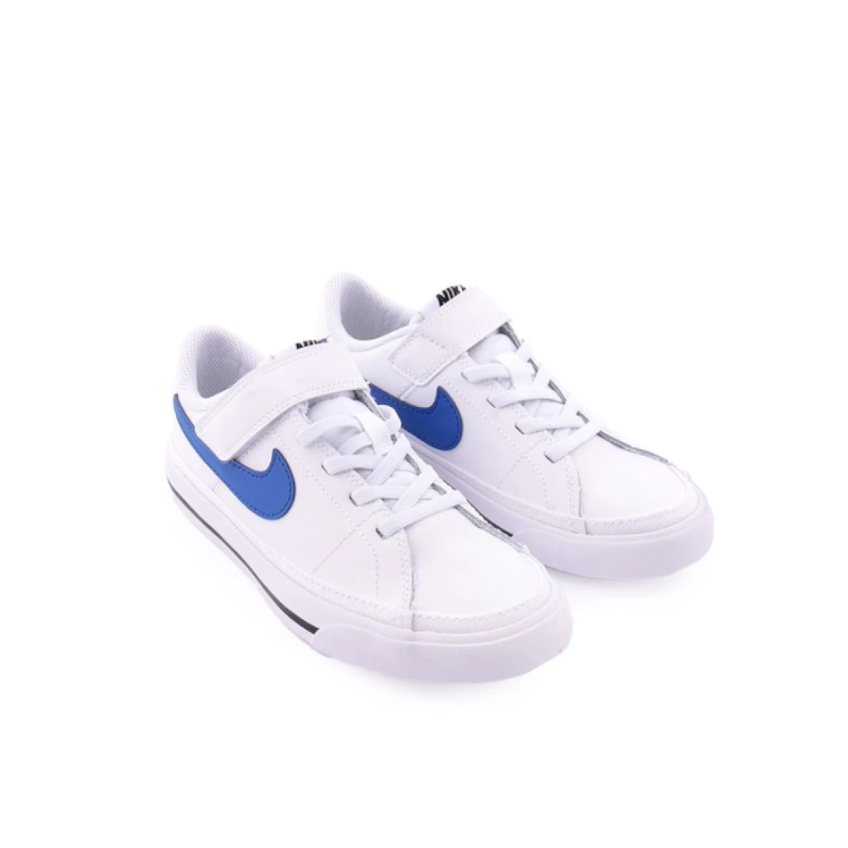 Chlapčenská vychádzková obuv NIKE Court Legacy white black game royal · záber 5