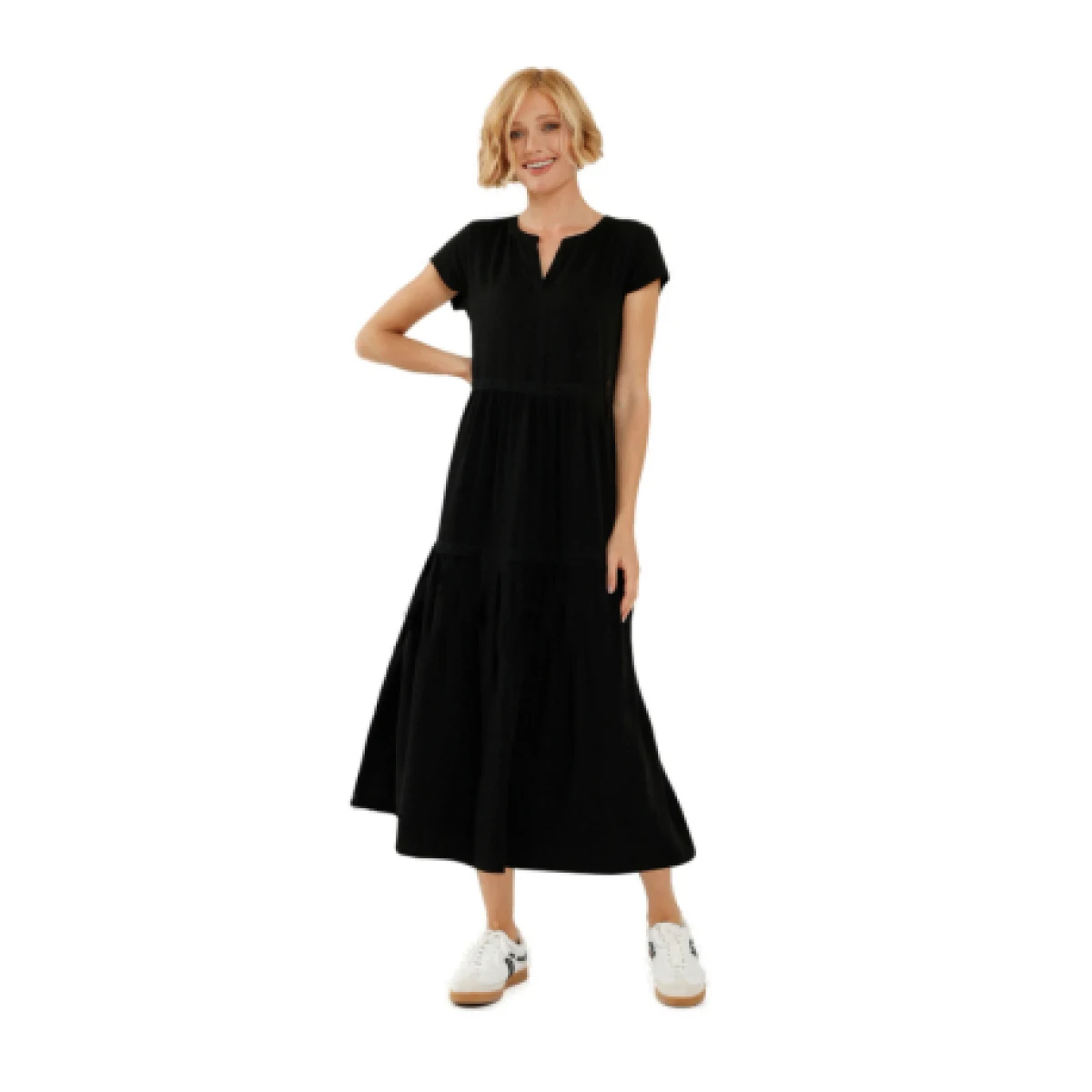 Dámske šaty VOLCANO LUMA-700-BLACK · záber 1