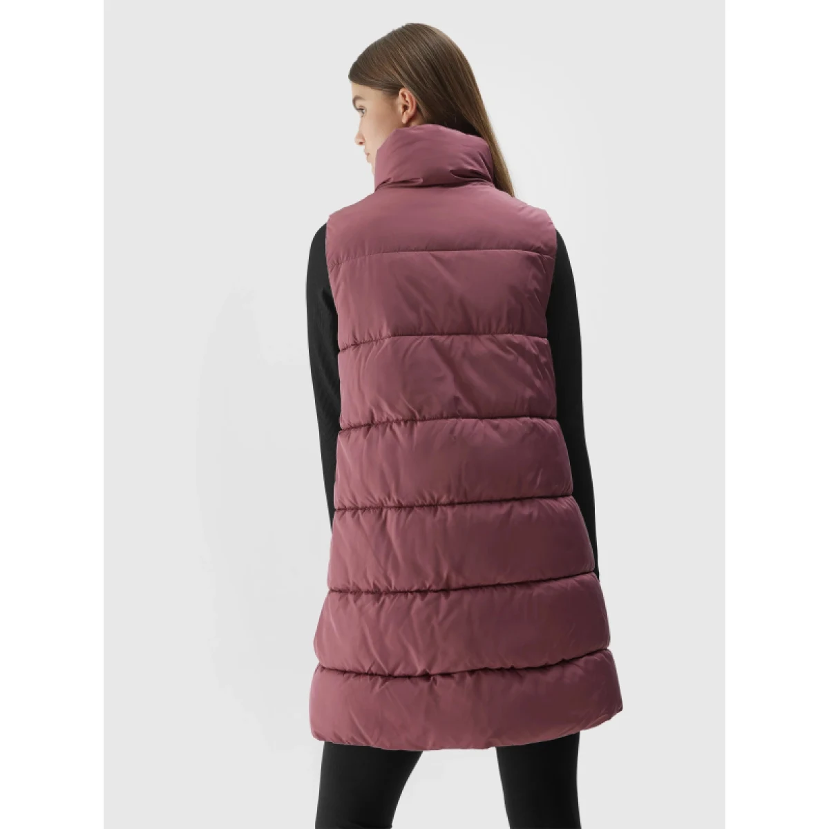 Dámska vesta 4F VEST-AW23TVESF076-53S-DARK PINK · záber 4