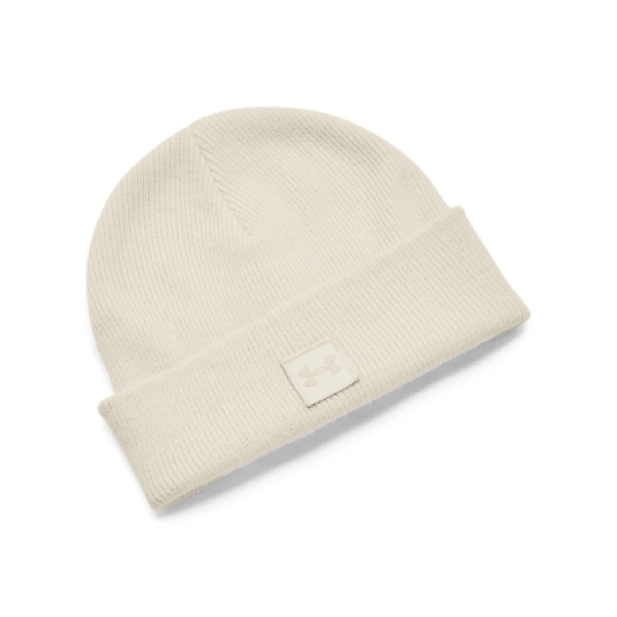 Pánska zimná čiapka UNDER ARMOUR UA Halftime Shallow Cuff-WHT · záber 1