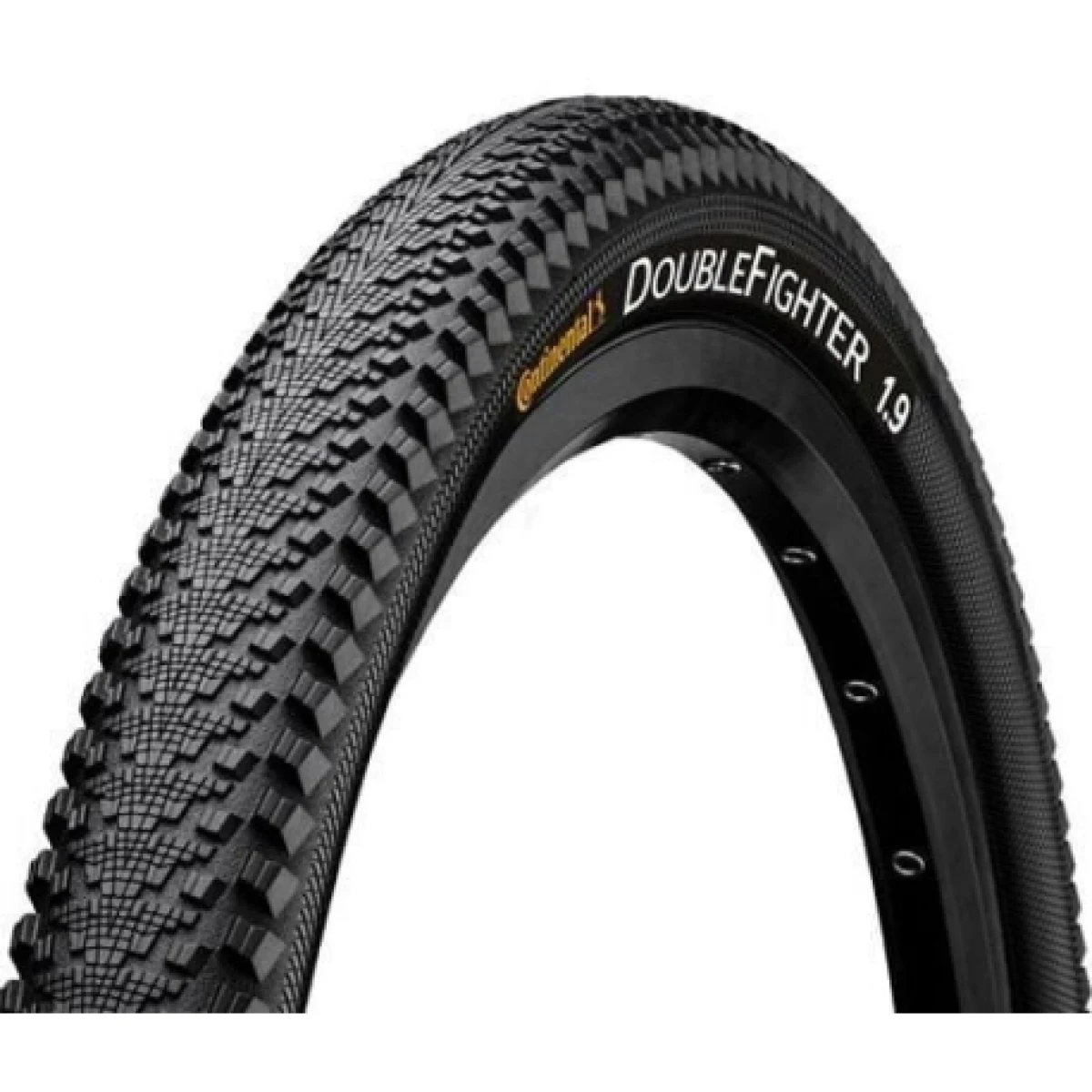 Plášť na bicykel CONTINENTAL Double Fighter III Sport drát - 26x1.9 · záber 1