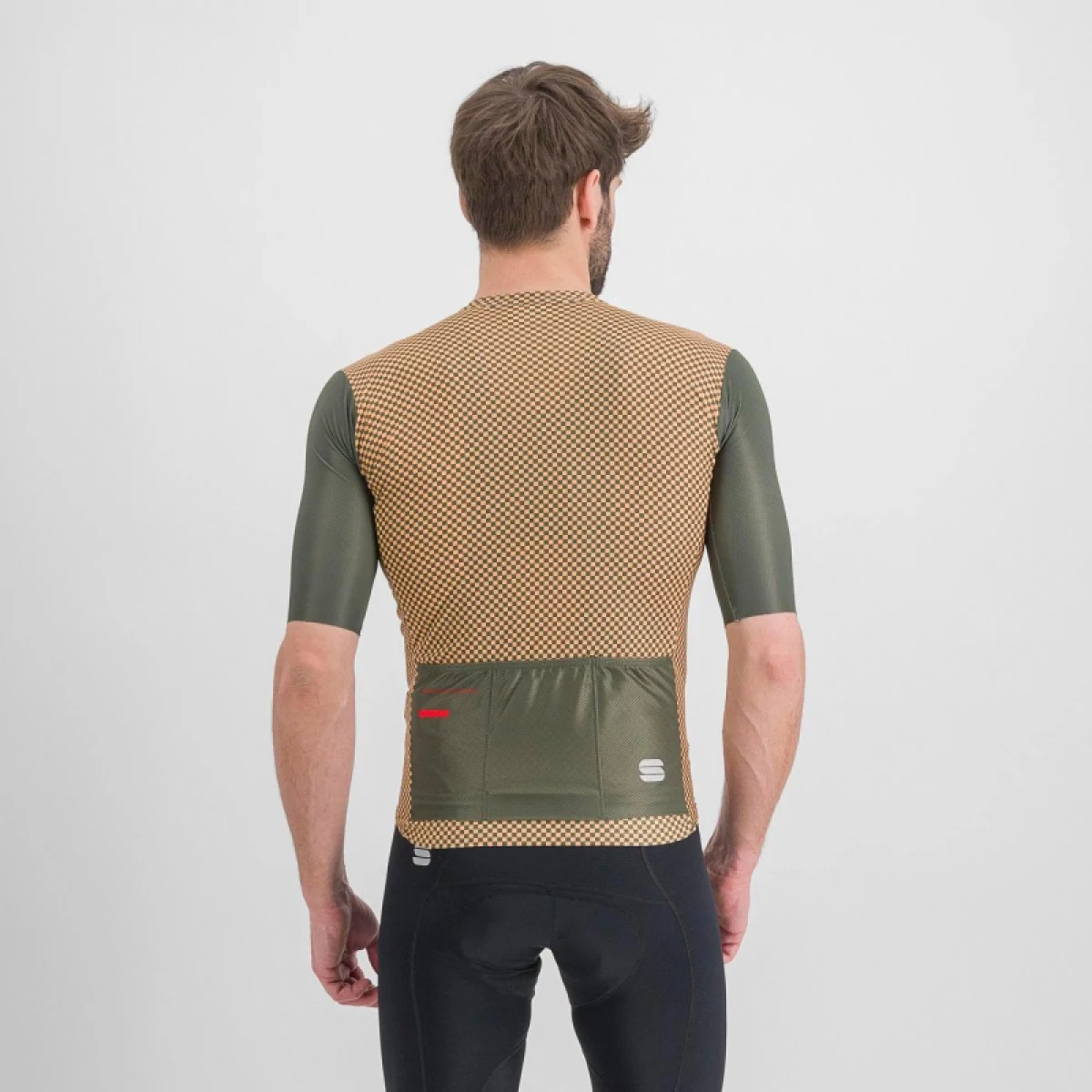 Pánsky cyklistický dres s krátkym rukávom SPORTFUL Checkmate jersey, beetle papaya · záber 3