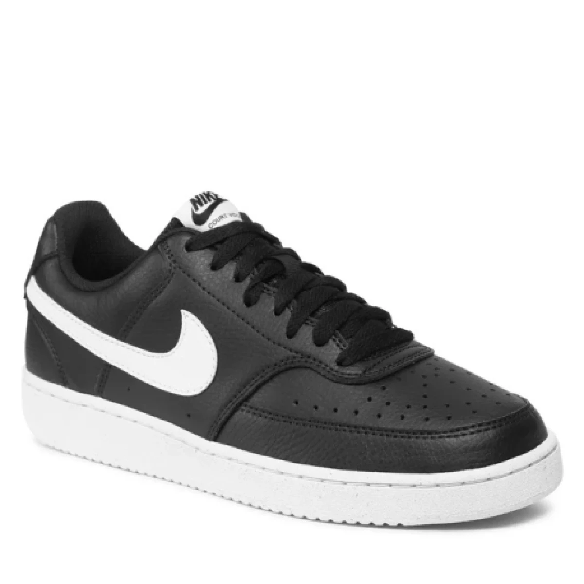 Pánska rekreačná obuv NIKE Court Vision Low Next Nature black black white · záber 1