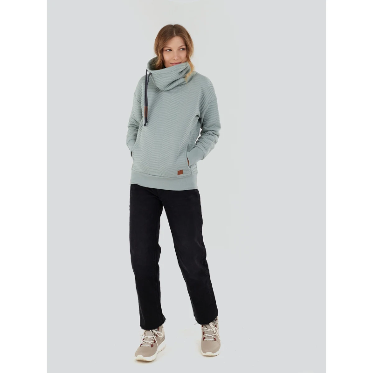 Dámska mikina FUNDANGO Aliz Pullover-528-fern · záber 5