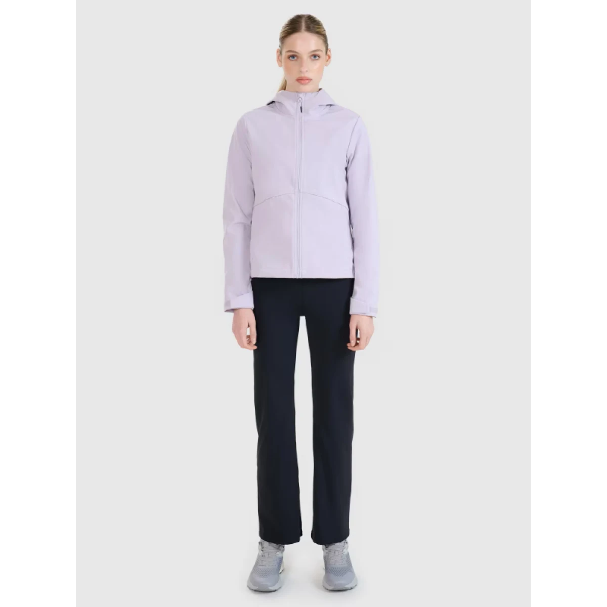Dámska turistická bunda 4F SOFTSHELL JACKET F320-52S-LIGHT VIOLET · záber 4