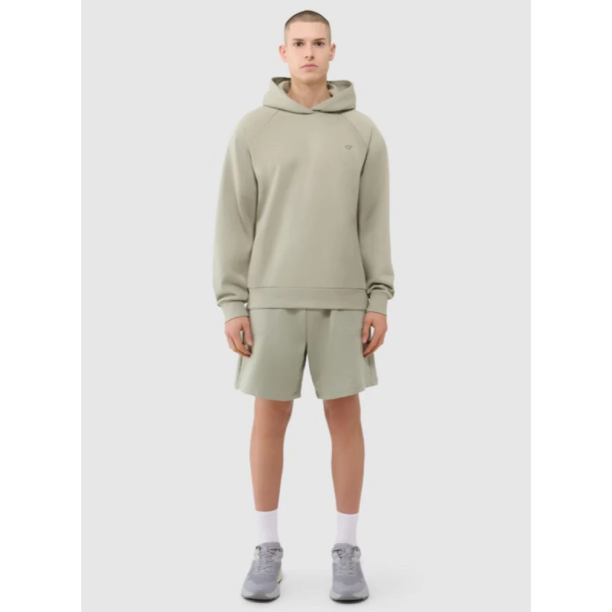 Mikina s kapucňou 4F SWEATSHIRT U1547-44S-OLIVE · záber 4