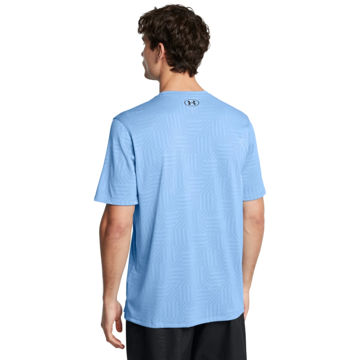 Pánske tréningové tričko s krátkym rukávom UNDER ARMOUR UA Tech Vent Geotessa SS-BLU · záber 2