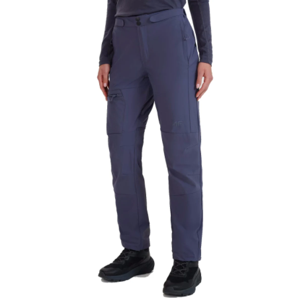 Dámske turistické nohavice 4F TROUSERS FNK-WSS25TFTRF0797-22S-ANTHRACITE · záber 1