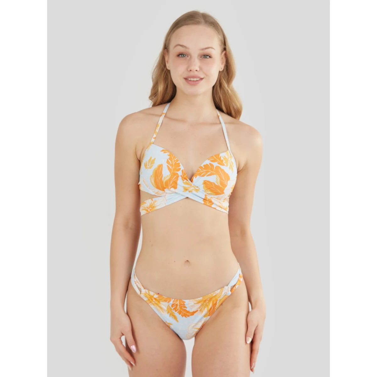 Dámske plavky FUNDANGO Lola Twisted Top-265-soft orange · záber 2