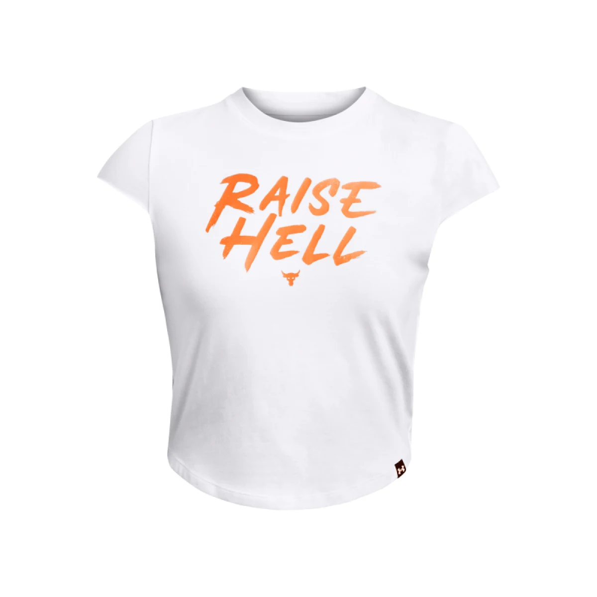 Dámske tričko s krátkym rukávom UNDER ARMOUR PROJECT ROCK PROJECT ROCK Undrgrnd Cap Slv Tee-WHT · záber 3