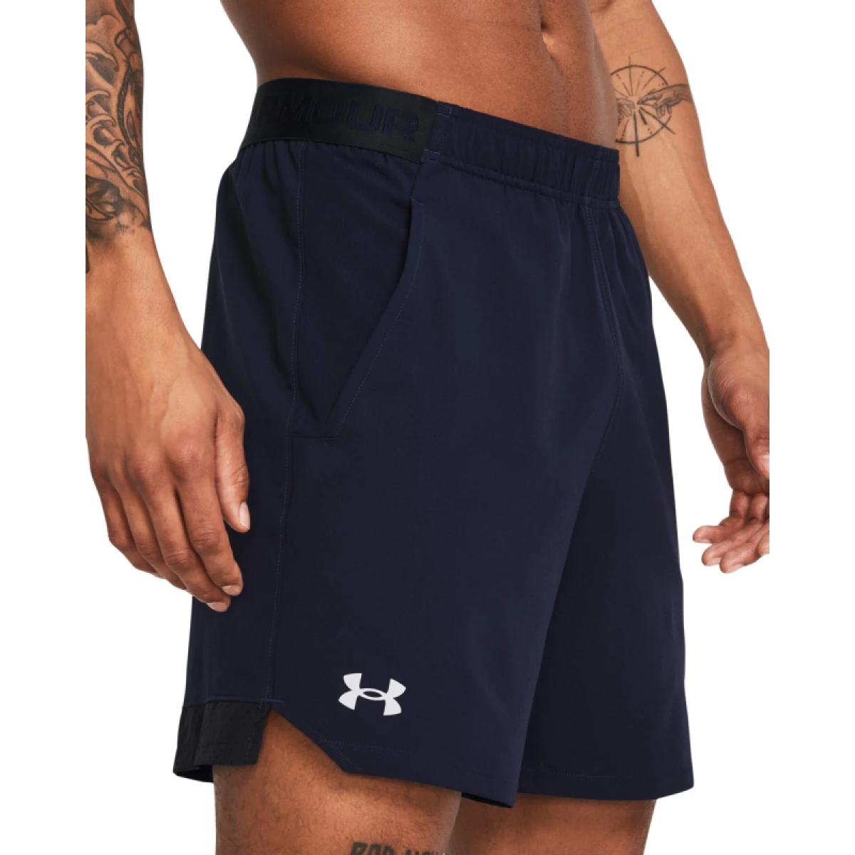 Pánske tréningové kraťasy UNDER ARMOUR UA Vanish Woven 6in Shorts-NVY · záber 2