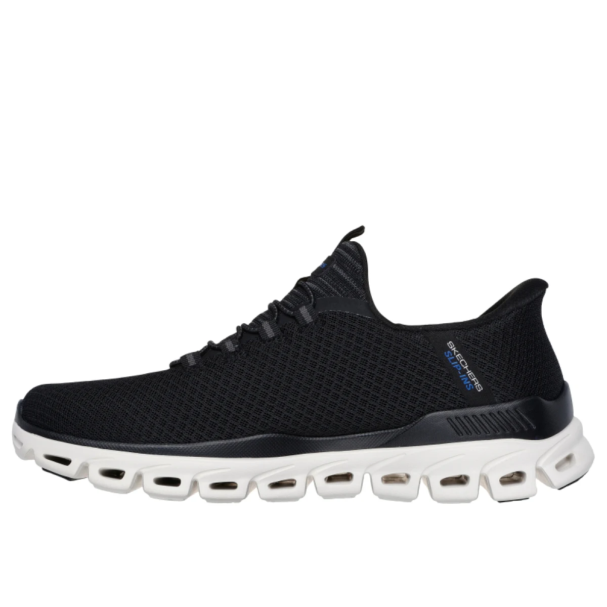 Pánska rekreačná obuv SKECHERS Glide Step Noxus Slip-Ins M black white · záber 3