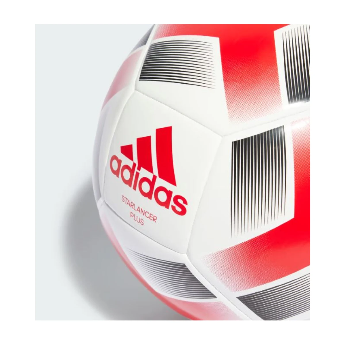 Futbalová lopta ADIDAS STARLANCER PLUS WHITE RED BLACK I · záber 3