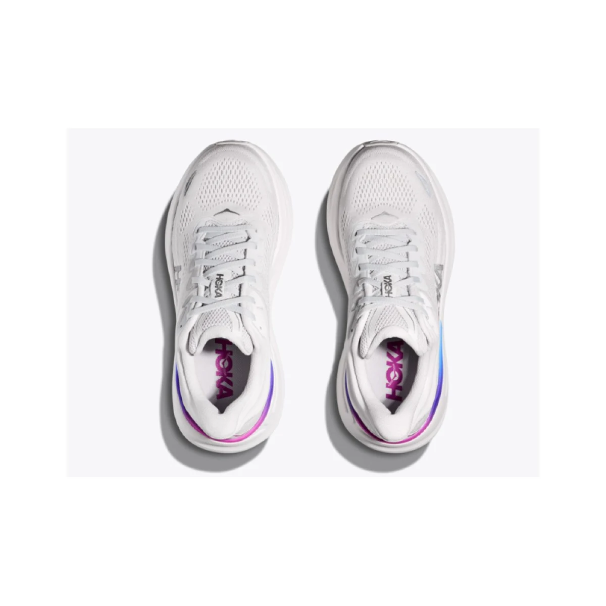 Dámska bežecká obuv HOKA Bondi 9 W cosmic grey white · záber 5