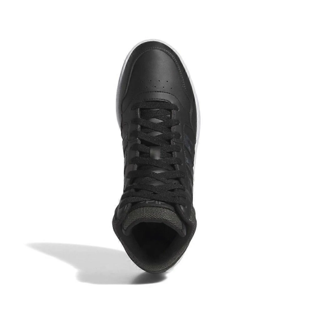 Pánske členkové zimné topánky ADIDAS Hoops 3.0 Mid WTR core black grey six cloud white · záber 3
