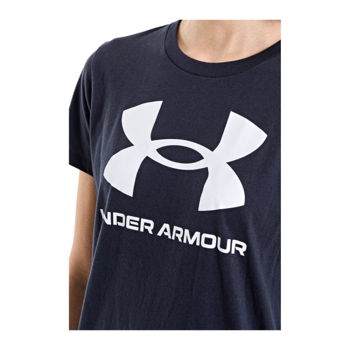 Dámske tričko s krátkym rukávom UNDER ARMOUR Live Sportstyle Graphic SSC-BLK · záber 5