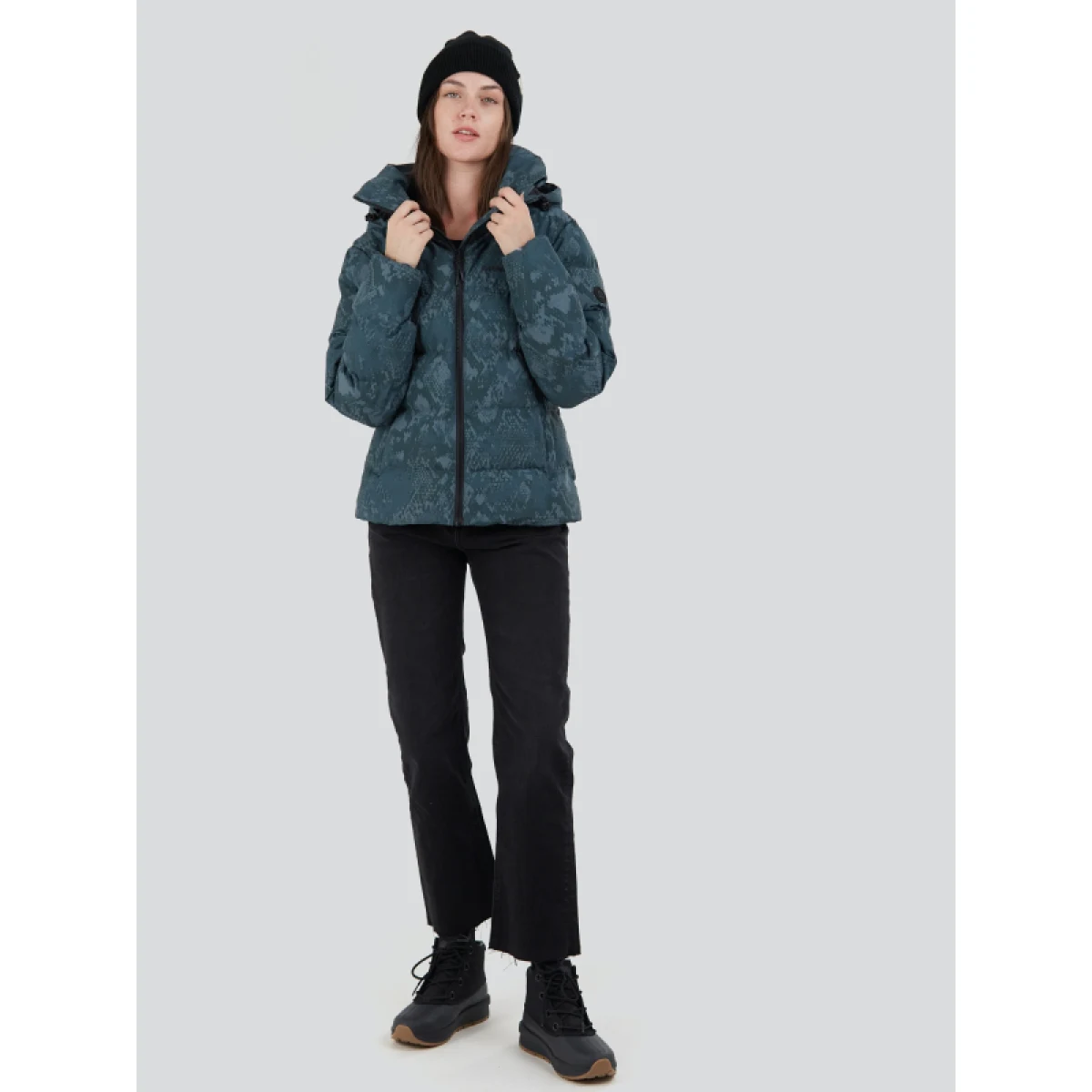 Dámska bunda FUNDANGO Amber Padded Jacket-598-forest · záber 4