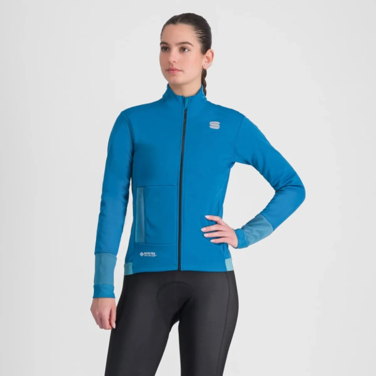 Dámska cyklistická bunda SPORTFUL Super w jacket, berry blue · záber 2
