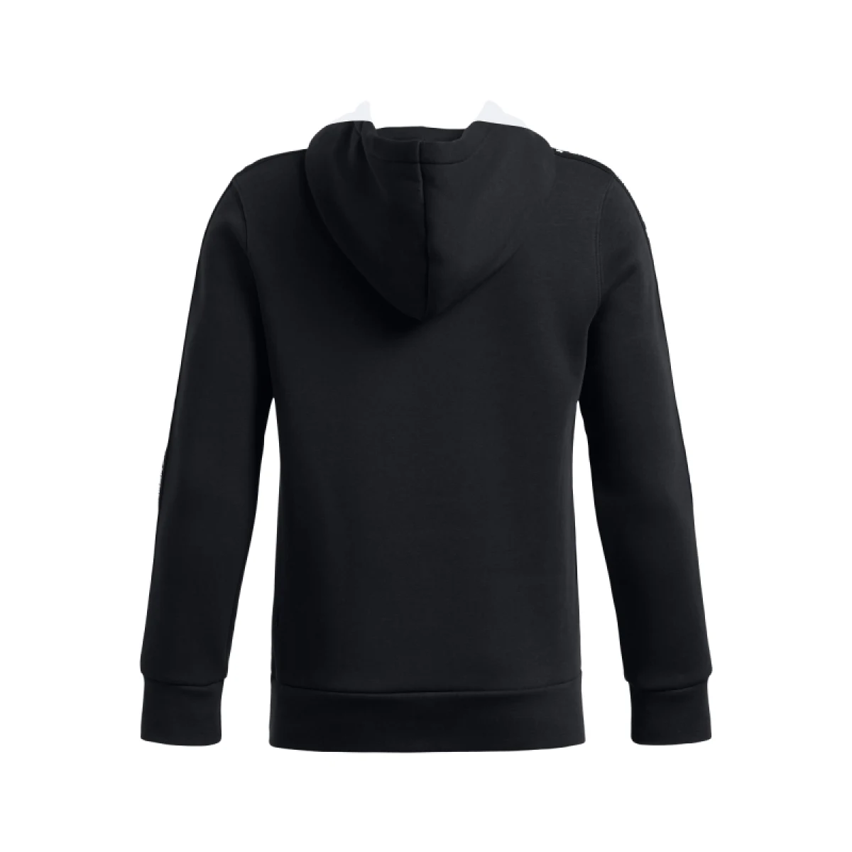 Chlapčenská zateplená mikina s kapucňou UNDER ARMOUR B Icon Flc HD Taping-BLK · záber 2