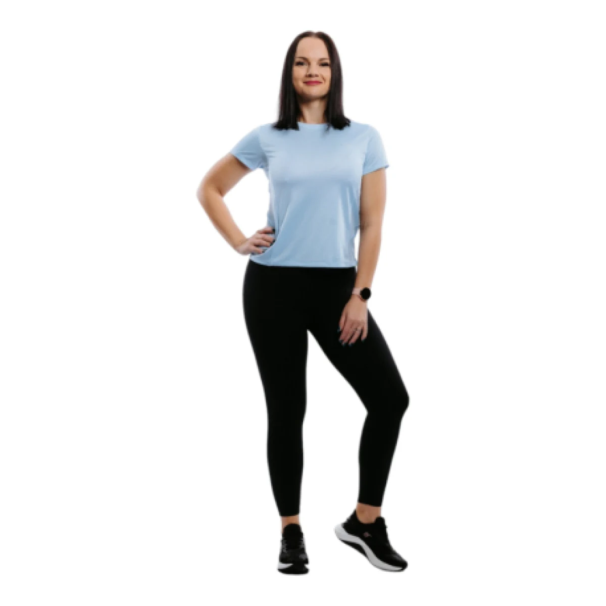 Dámske bežecké tričko s krátkym rukávom ANTA SS Tee-862225104-6-SS22_Q2-Heather Blue · záber 1