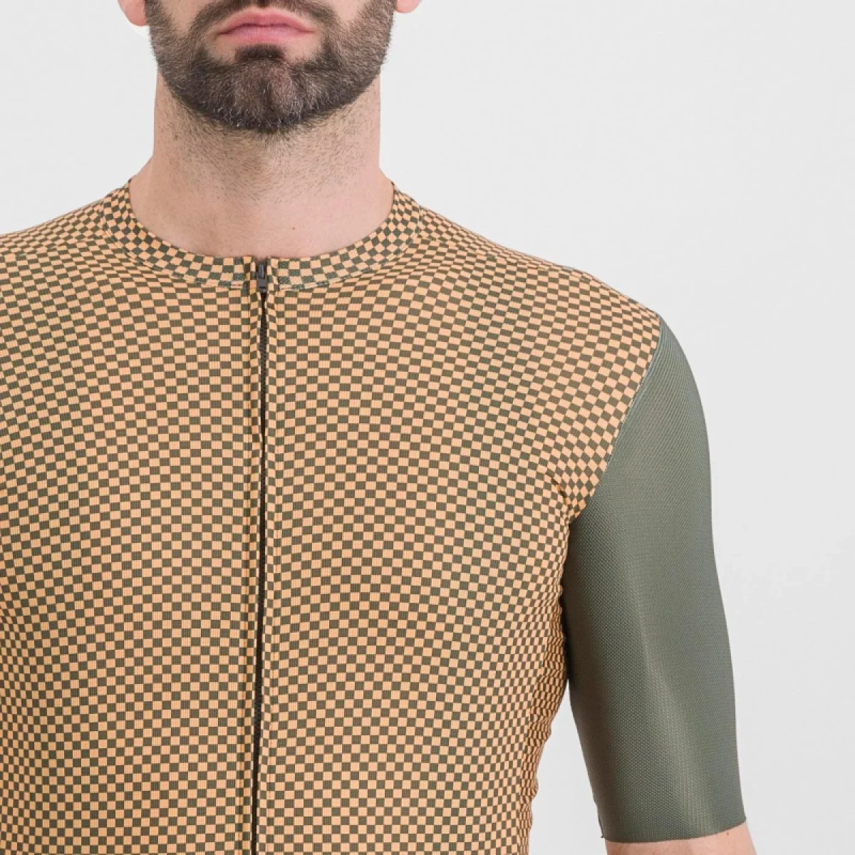 Pánsky cyklistický dres s krátkym rukávom SPORTFUL Checkmate jersey, beetle papaya · záber 5