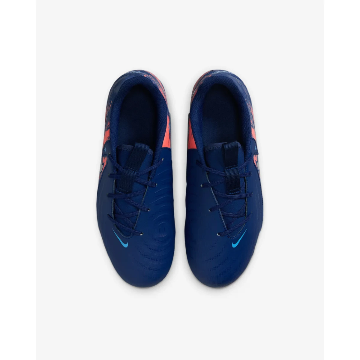 Chlapčenské futbalové kopačky outdoorové NIKE Phantom GX II Academy Erling Haaland Jr FG MG blue void chrome · záber 4