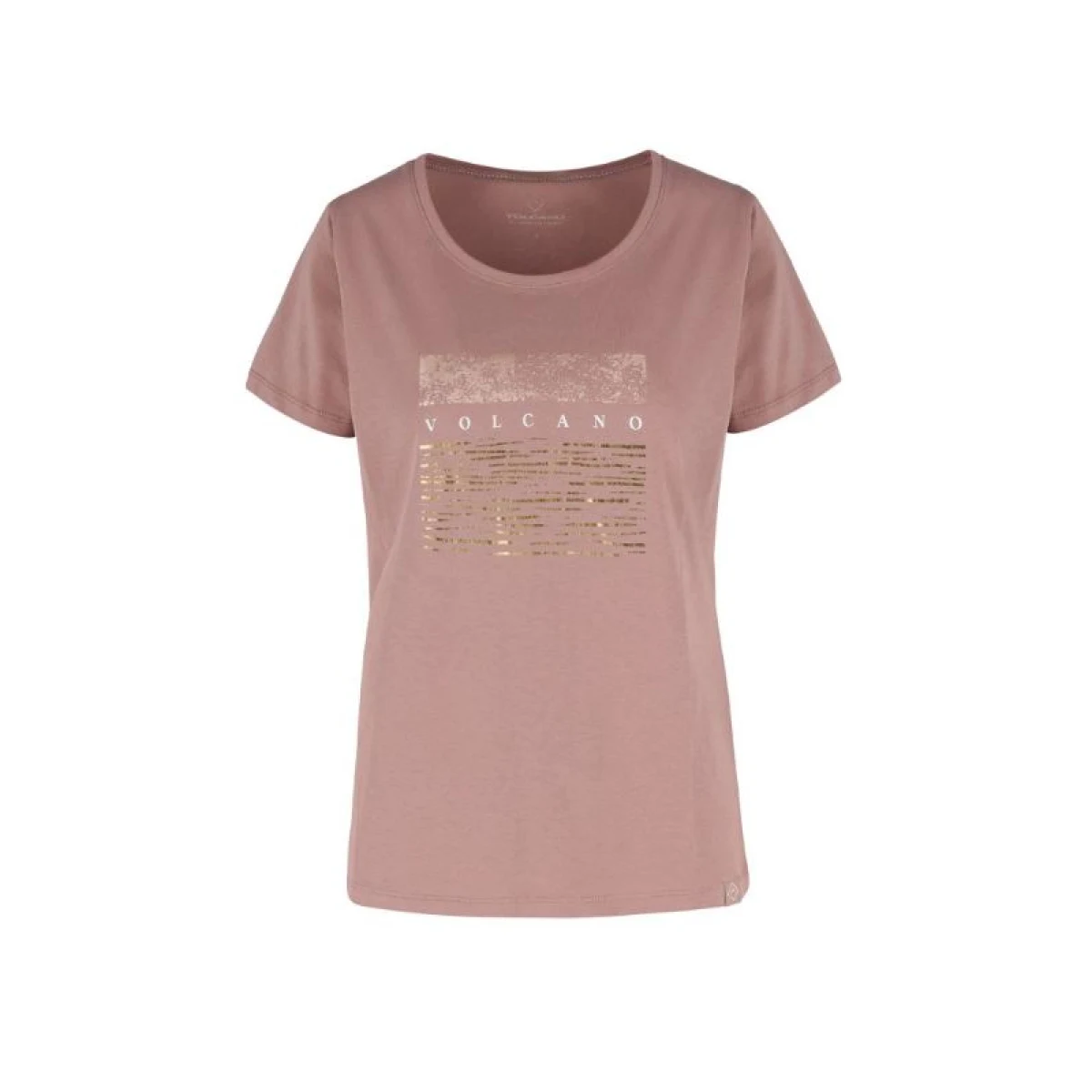Dámske tričko s krátkym rukávom VOLCANO QUEEN-102-BEIGE · záber 3
