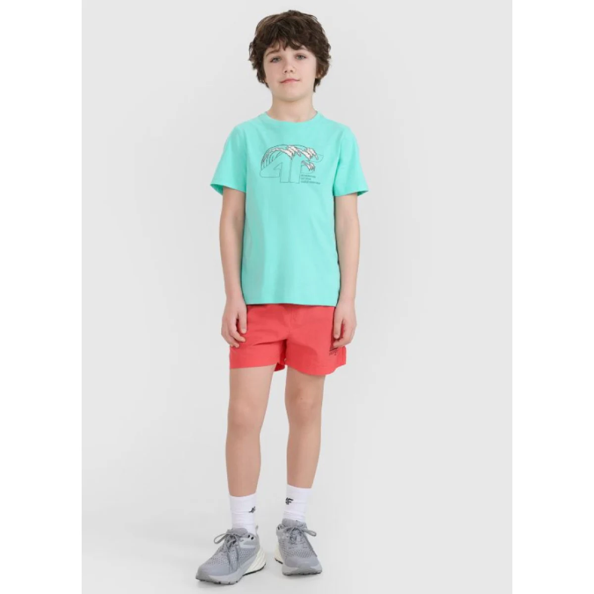 Chlapčenské tričko s krátkym rukávom 4F JUNIOR TSHIRT M1917-47S-MINT · záber 4