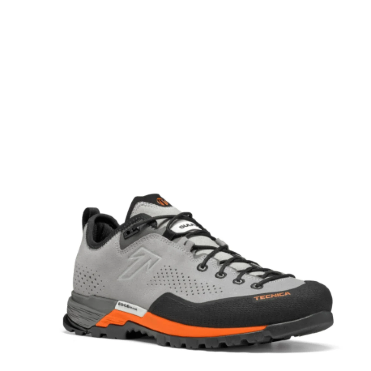 Pánska nízka turistická celokožená obuv TECNICA Sulfur Ms, soft grey ultra orange · záber 1