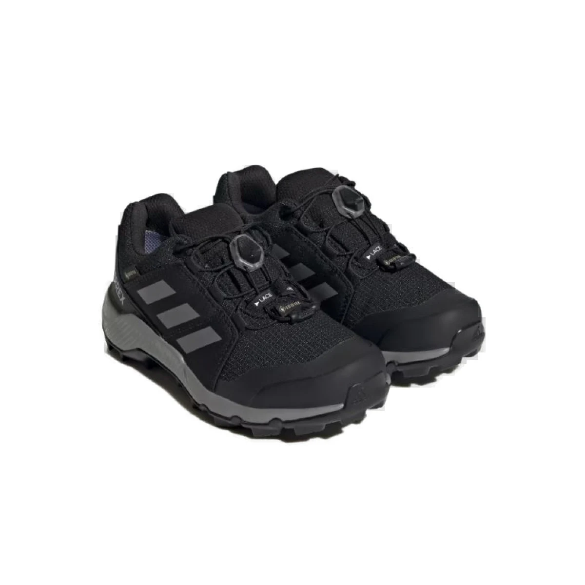 Juniorská nízka turistická obuv ADIDAS TERREX GTX K CBLACK GRETHR CBLACK · záber 4