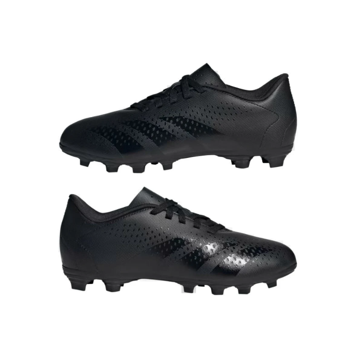 Chlapčenské futbalové kopačky outdoorové ADIDAS Predator Accuracy.4 Flexible JR FG black black white · záber 3