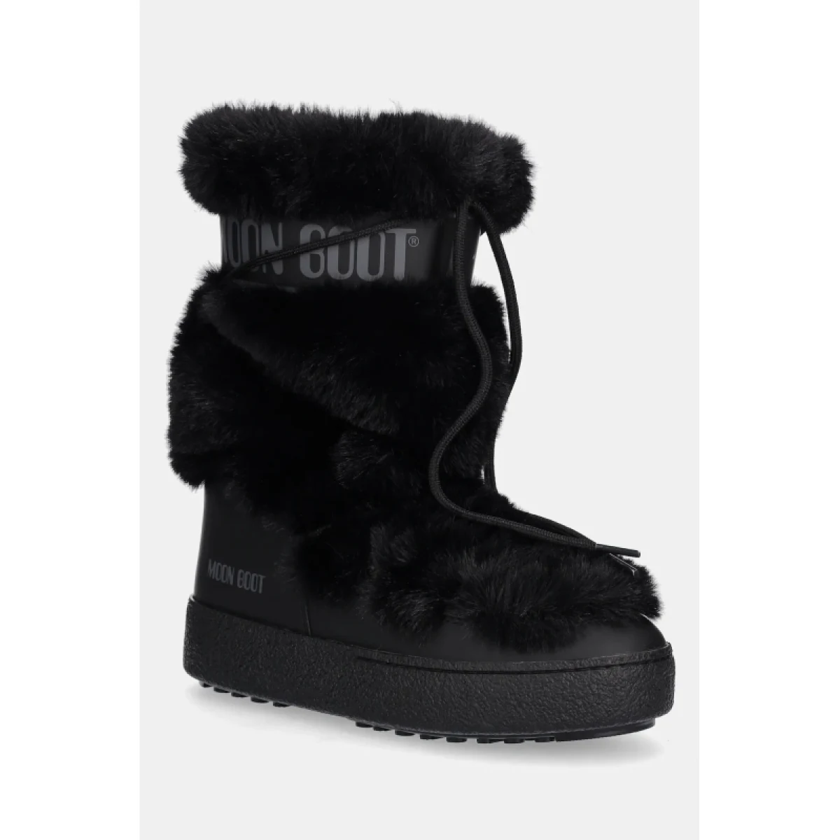 Dámske vysoké zimné topánky MOON BOOT MB LTRACK FAUX FUR HIGH, N001 BLACK · záber 3