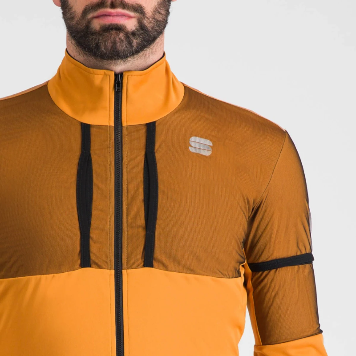 Pánska cyklistická bunda SPORTFUL Supergiara jacket, golden oak · záber 5