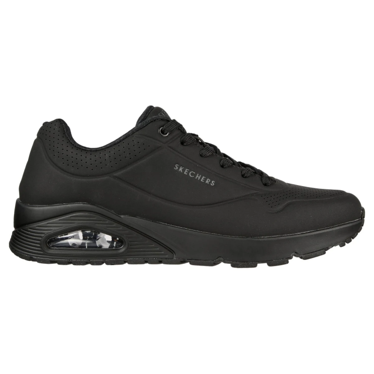 Pánska rekreačná obuv SKECHERS Uno Stand On Air M black black · záber 2