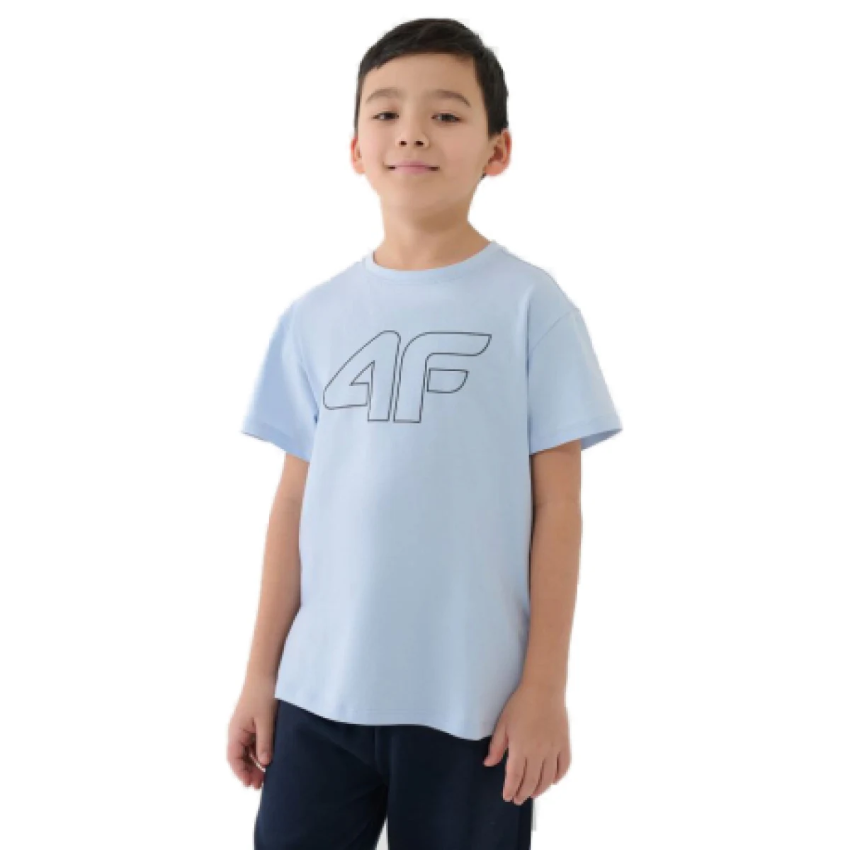 Chlapčenské tričko s krátkym rukávom 4F JUNIOR TSHIRT M2325-33S-BLUE · záber 1
