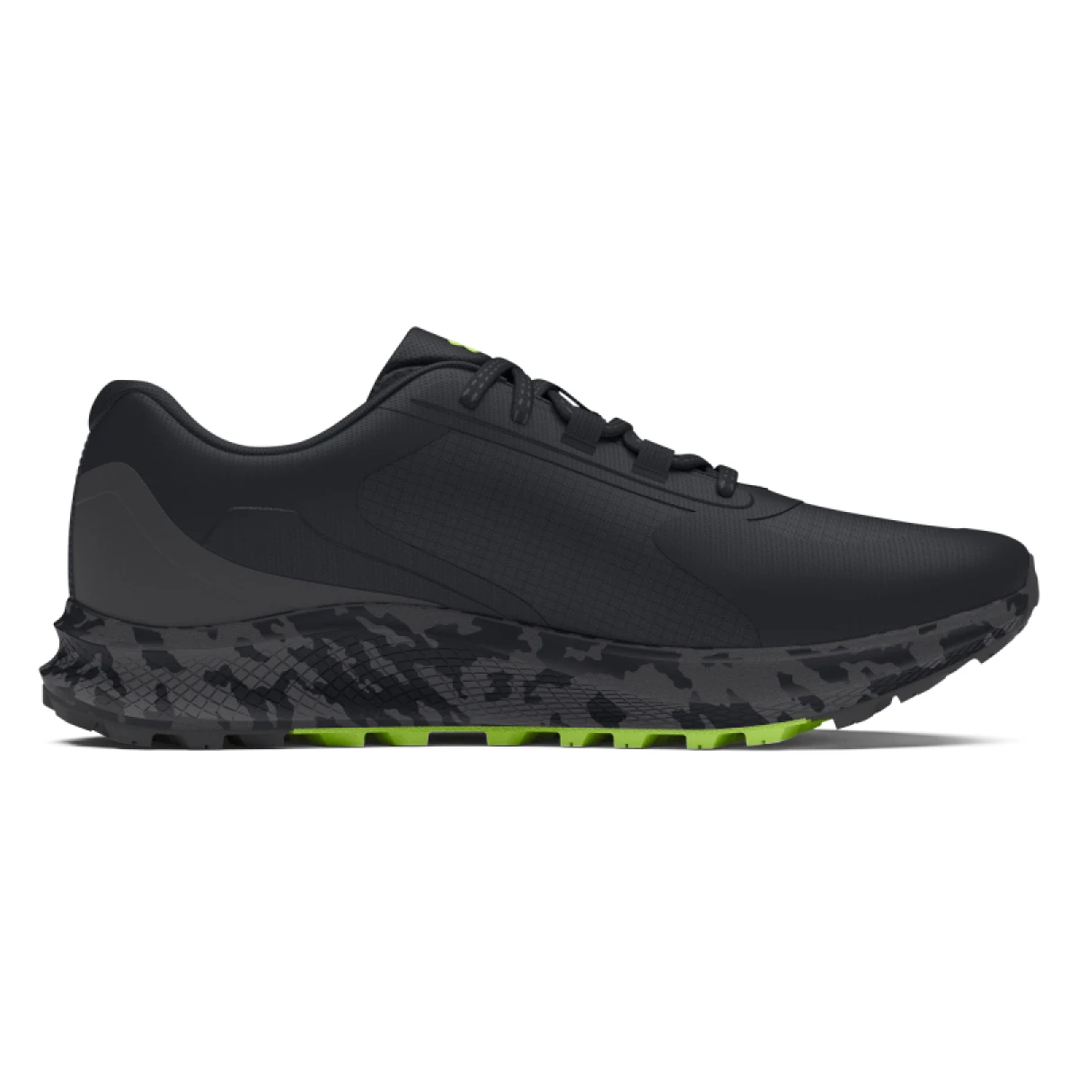 Pánska bežecká trailová obuv UNDER ARMOUR UA Charged Bandit TR 3 SP black anthracite morph green · záber 4