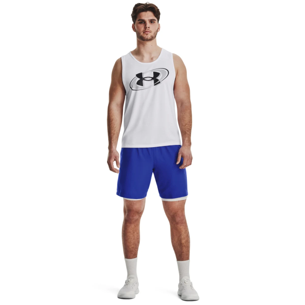 Pánske tréningové kraťasy UNDER ARMOUR UA Woven Graphic Shorts-1370388-401 BLU · záber 3