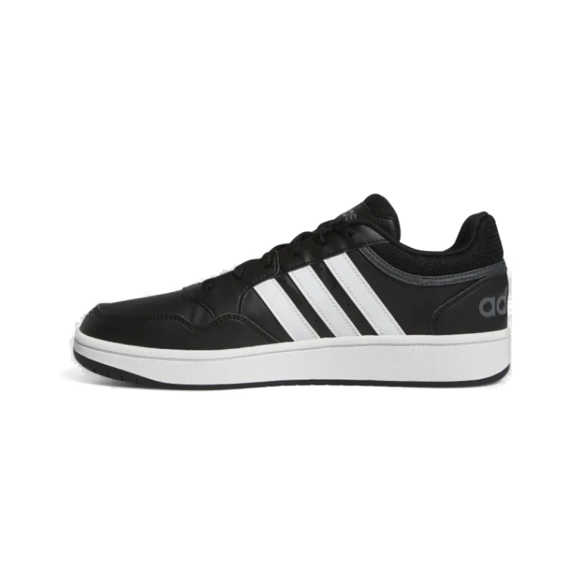 Pánska rekreačná obuv ADIDAS Hoops 3.0 core black cloud white grey six · záber 3