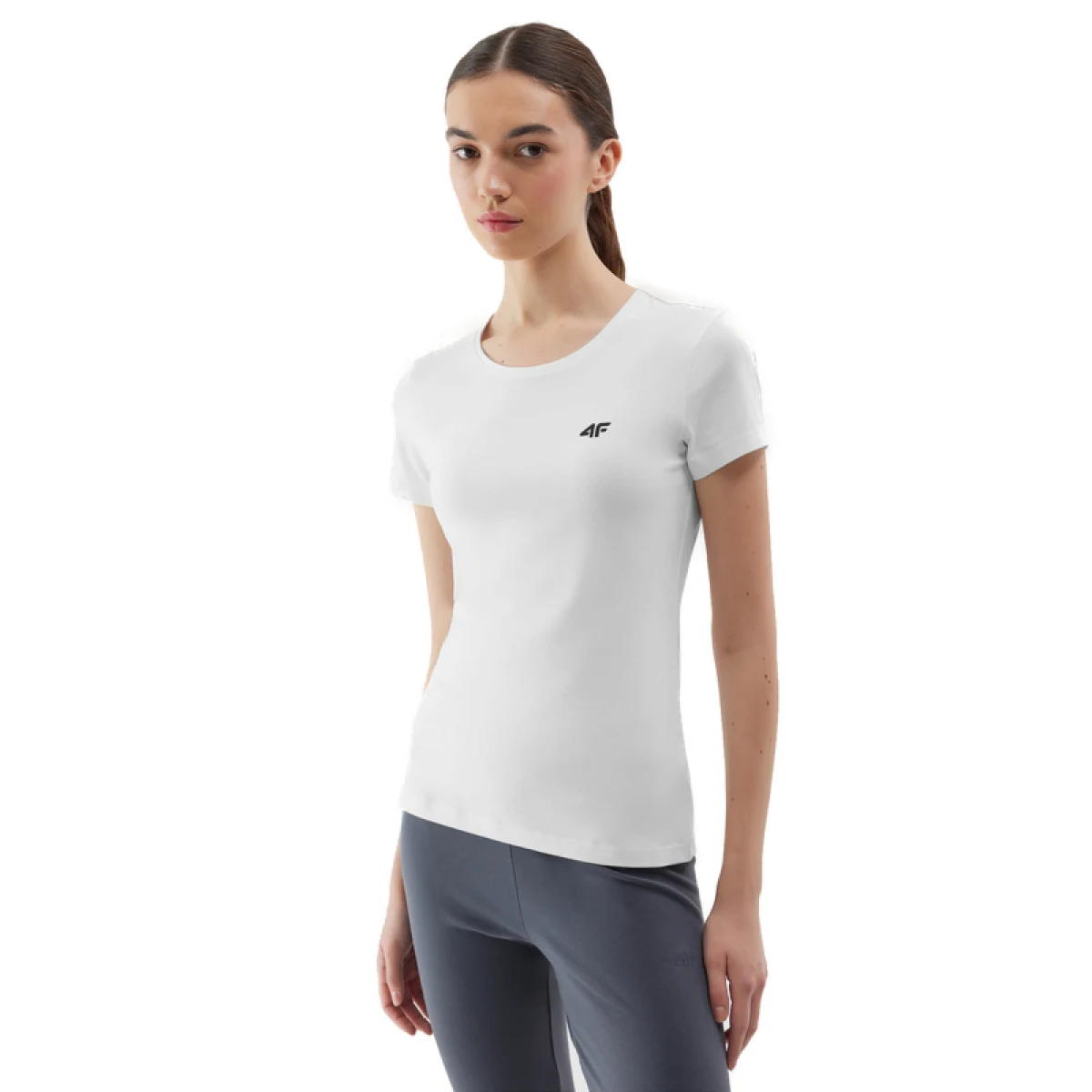 Dámske tričko s krátkym rukávom 4F TSHIRT-WSS24TTSHF1161-10S-WHITE · záber 2