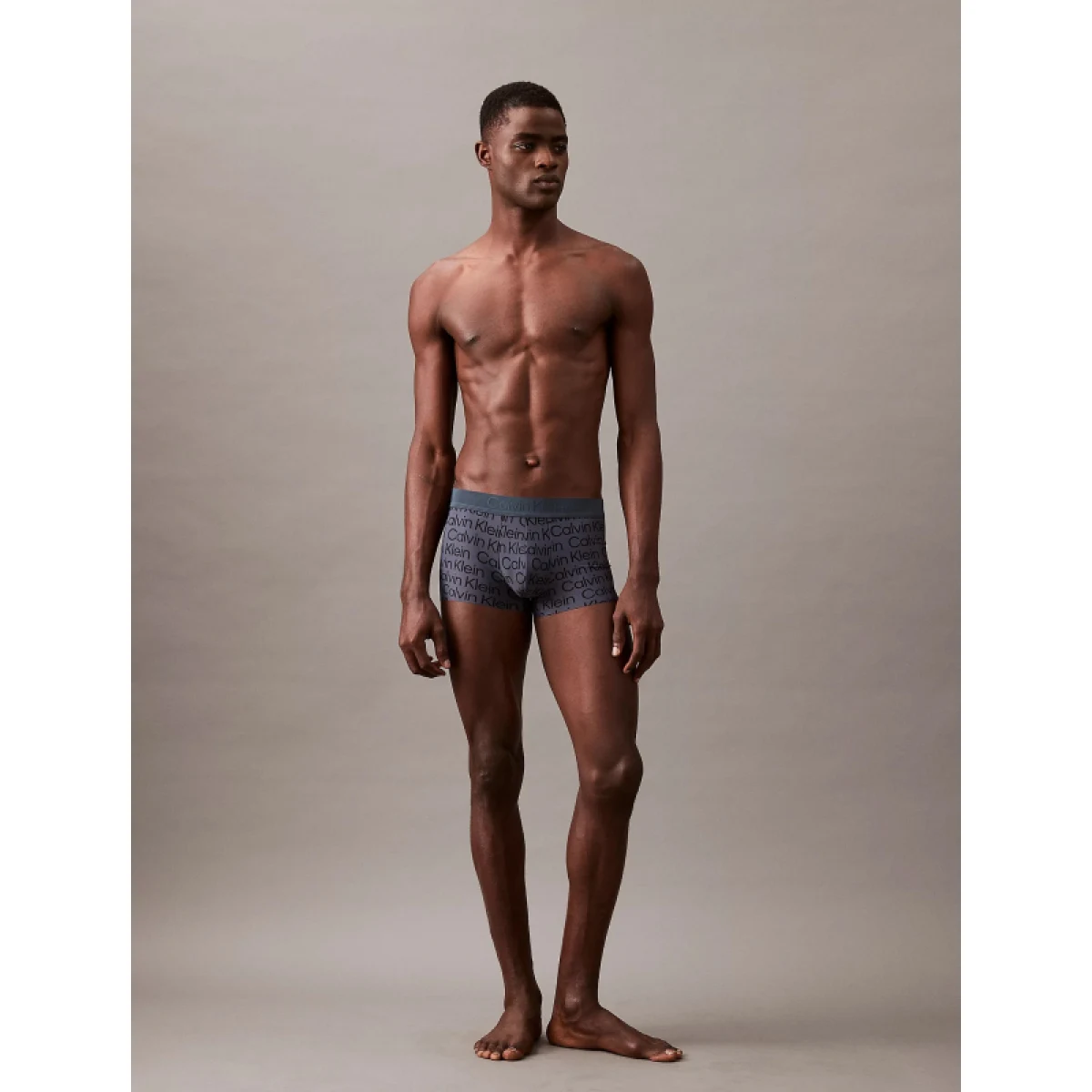Pánske boxerky CALVIN KLEIN 1 PACK-LOW RISE TRUNK-MESH LOGO_INK · záber 5
