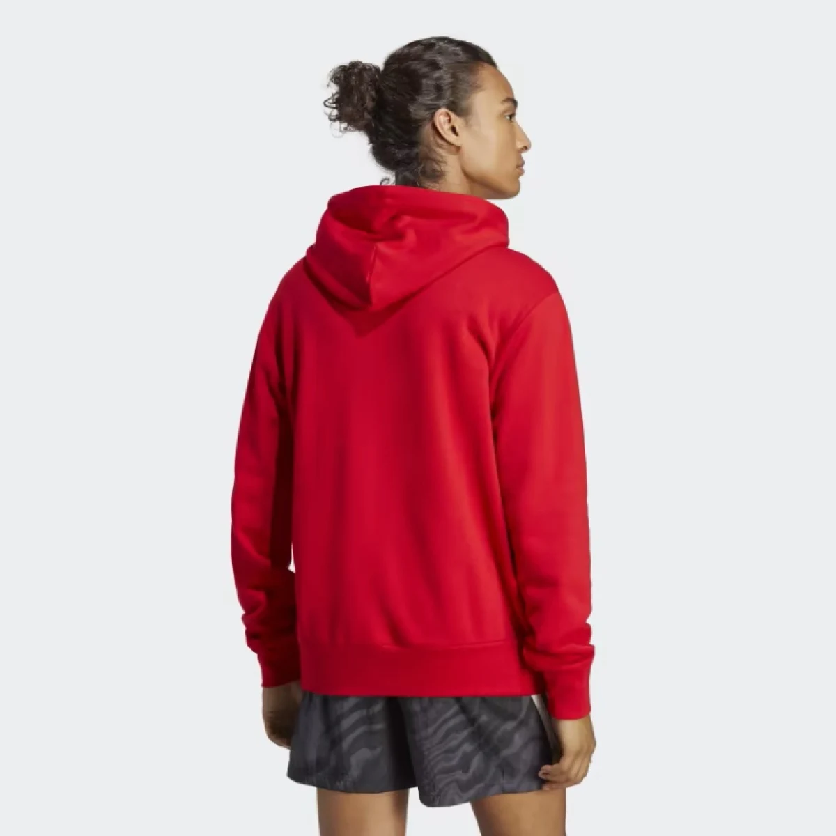 Pánska mikina s kapucňou ADIDAS M BL FT HD-IC9365-Red · záber 3